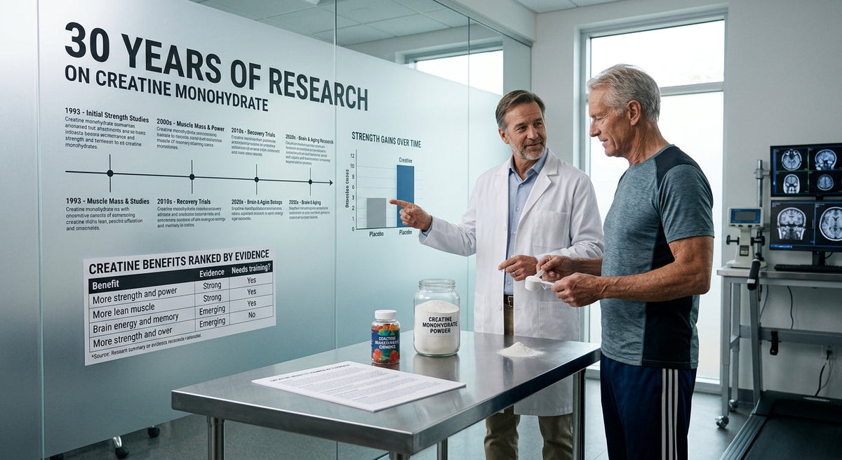 Creatine Monohydrate Benefits: What 30 Years of Research Actually Shows