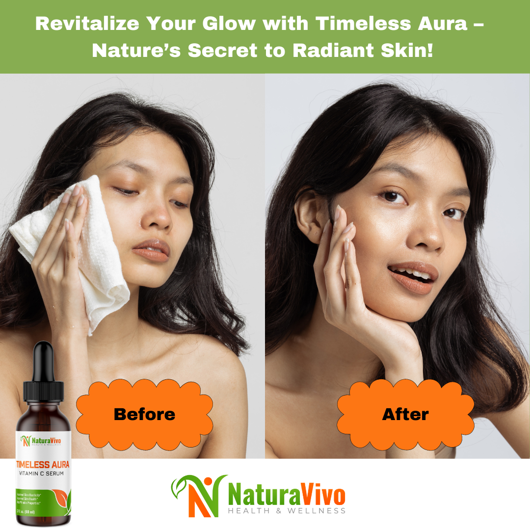 Timeless Aura Anti-Aging Vitamin C Serum - 2oz