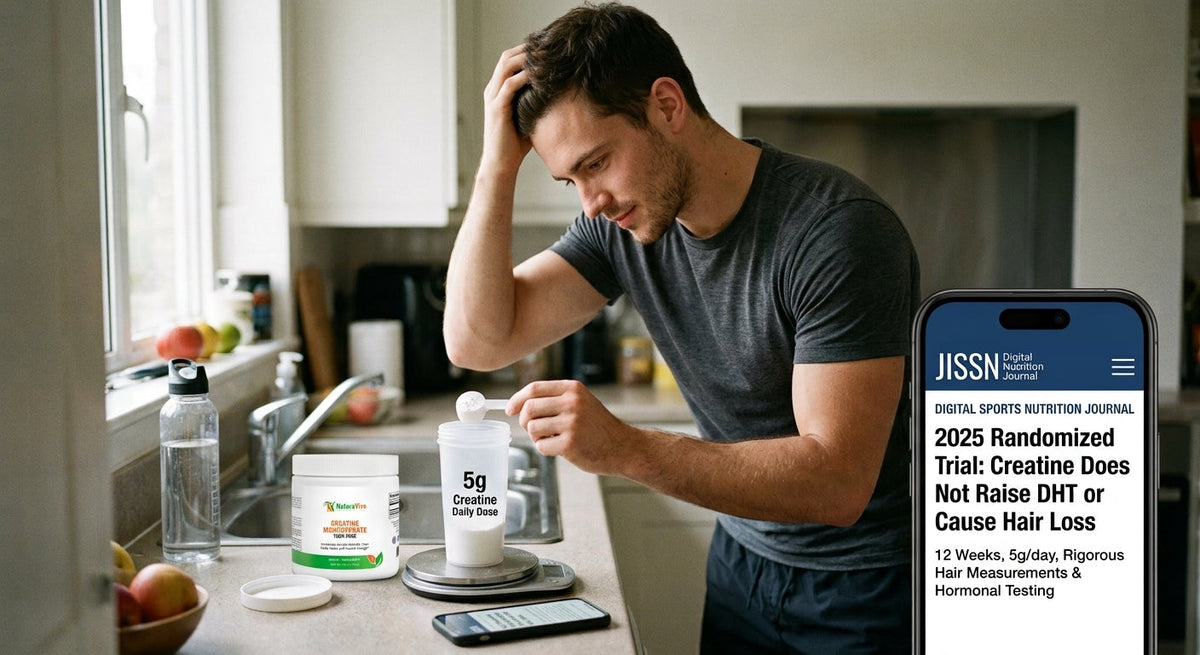 Does Creatine Cause Hair Loss or Bloating? What the 2025 Trial Found