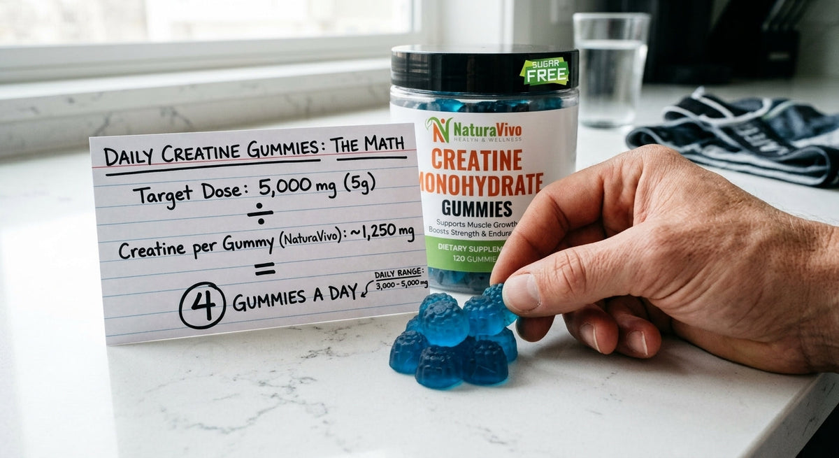How Many Creatine Gummies Should You Take a Day? (Simple Math)