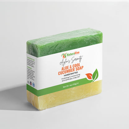 Aylin's Serenity - Aloe & Cool Cucumber Soap | Refreshing & Hydrating Cleanse for Sensitive & Delicate Skins