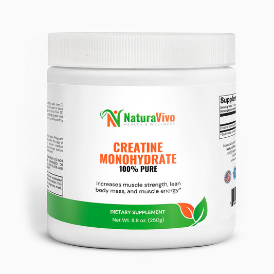 Creatine Monohydrate Powder – Lean Muscle Growth, Energy, & Mental Focus – 5,000mg