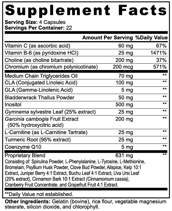 NaturaBurn Advanced Fat Burner with MCT & CLA