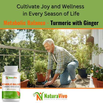 Metabolic Balance - Turmeric with Ginger | Organic Anti-Inflammatory & Antioxidant Support