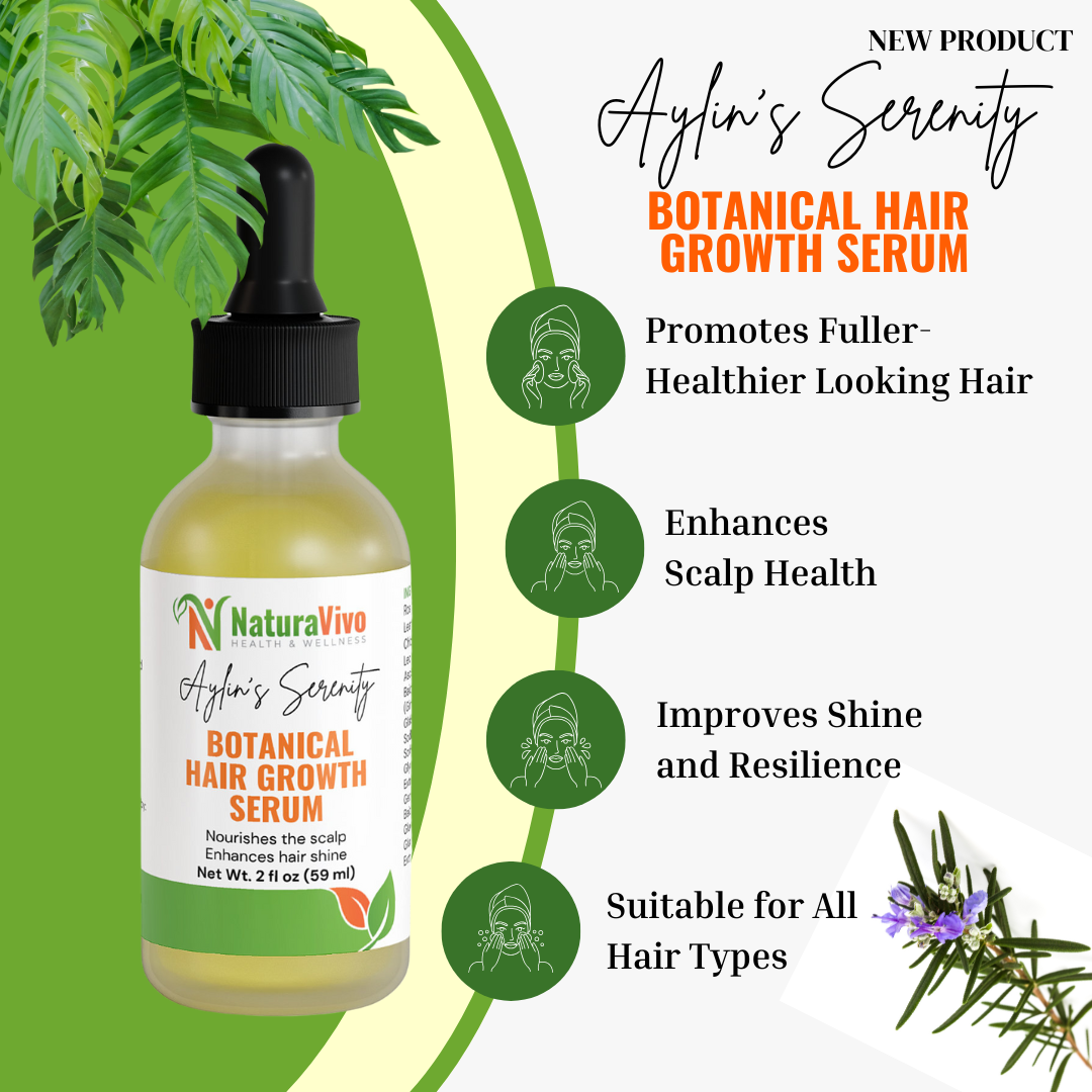 Aylin's Serenity - Botanical Hair Growth Serum - 2 Fl oz (59ml)