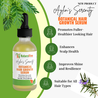 Aylin's Serenity - Botanical Hair Growth Serum - 2 Fl oz (59ml)