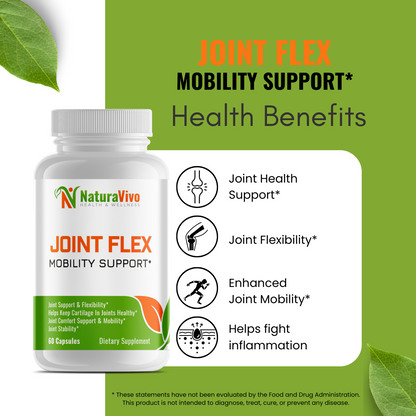 Joint Flex Mobility Support - Extra Strength Joint Health Supplement with Glucosamine, Chondroitin, Turmeric & More