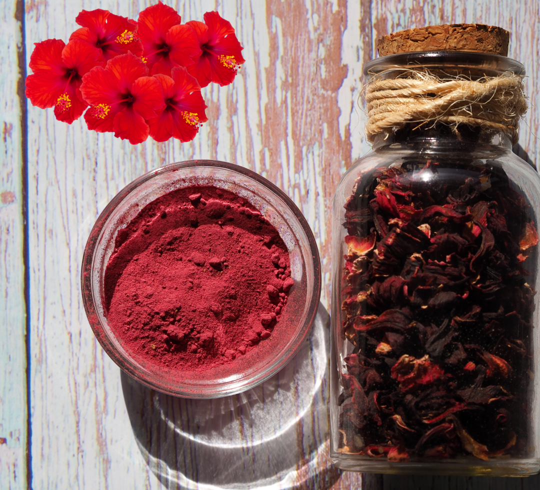 hibiscus powder in beetroot powder supplement