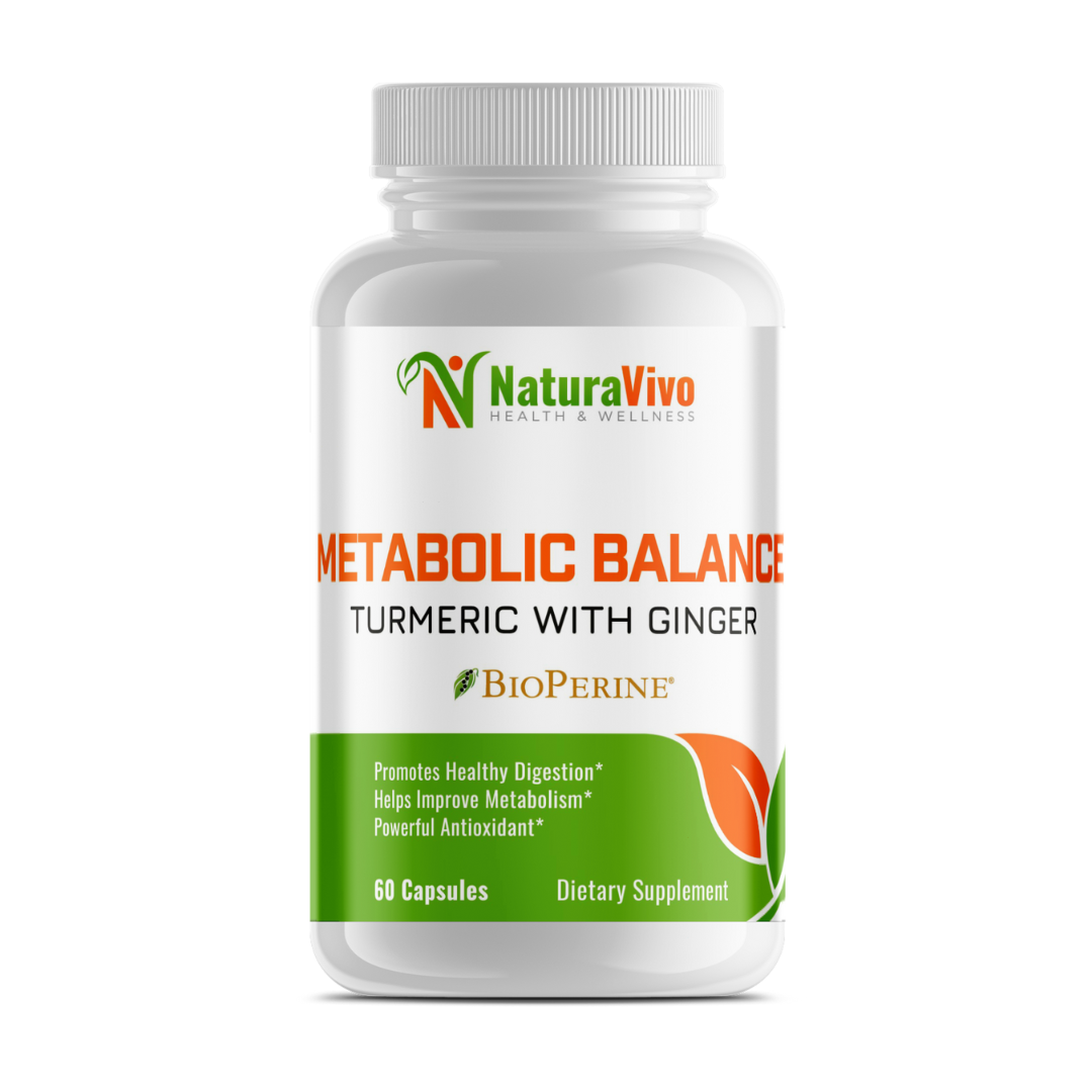 Metabolic Balance - Turmeric with Ginger | Organic Anti-Inflammatory & Antioxidant Support