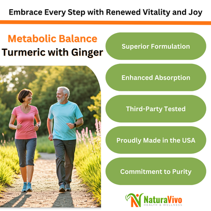 Metabolic Balance - Turmeric with Ginger | Organic Anti-Inflammatory & Antioxidant Support