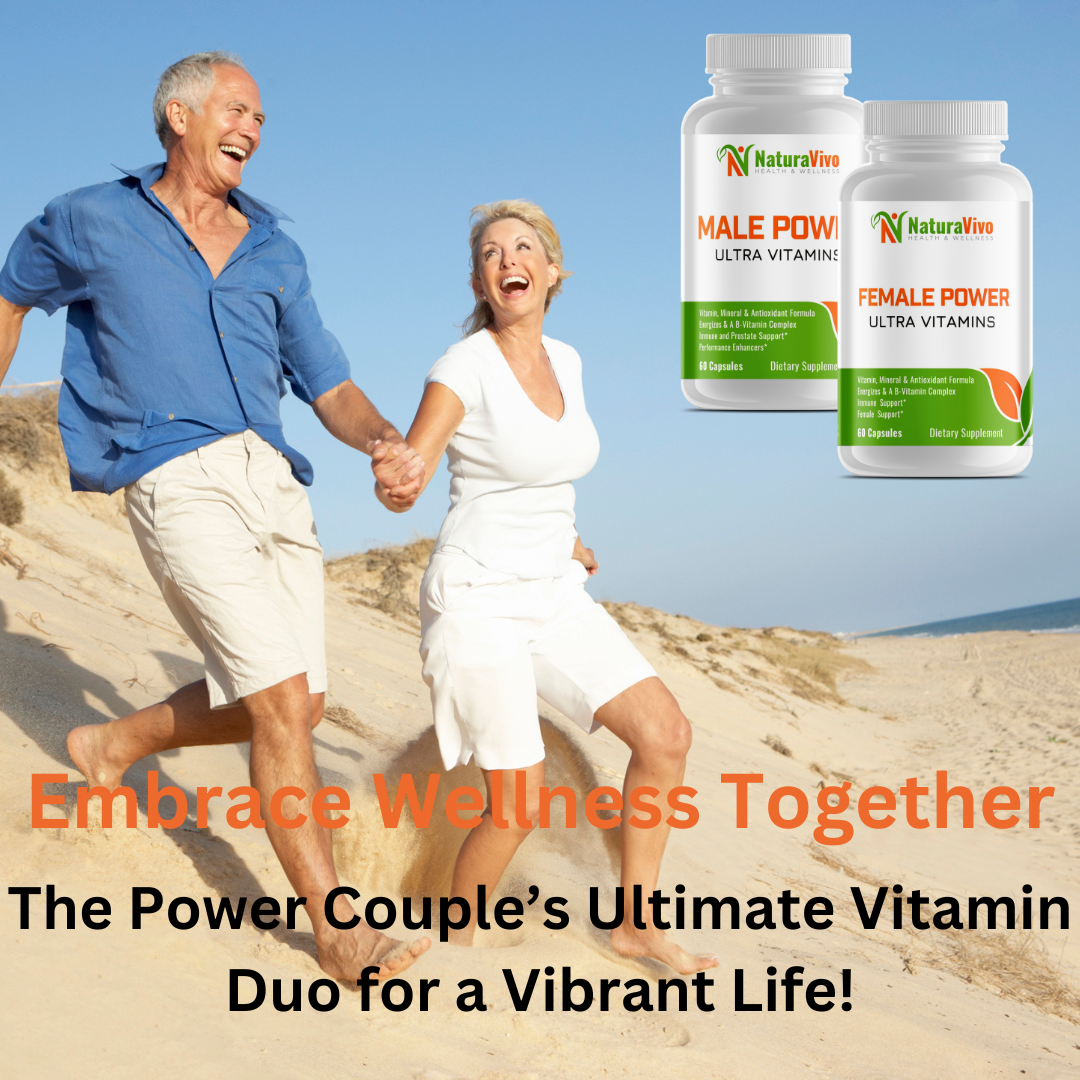 Couple's Vitality Pack: Male & Female Power Ultra Vitamins for a Balanced Wellness Journey Together