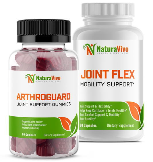 Ultimate Joint Care Combo: ArthroGuard Gummies + Joint Flex Mobility Support