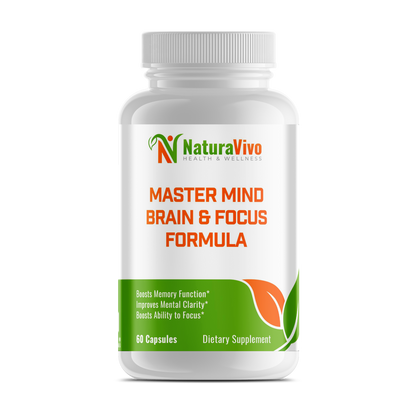 Ultimate Mind Enhancement & Relaxation Support Bundle - Master Mind Brain & Focus Formula + MindRelief Anxiety Support